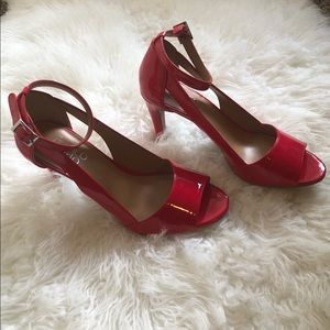 Red Franco Sarto Heels
